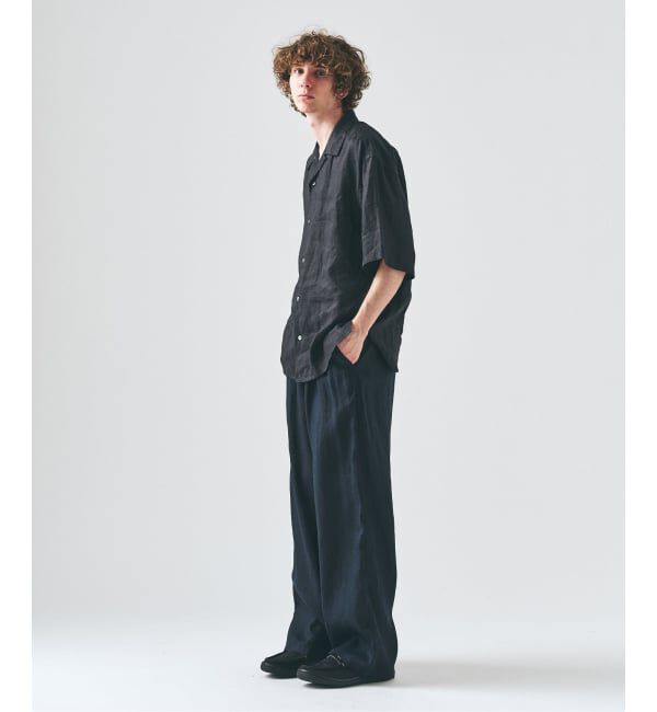 417 EDIFICE「ノルマンディーリネン S/Sシャツ」|シャツ・ブラウス|