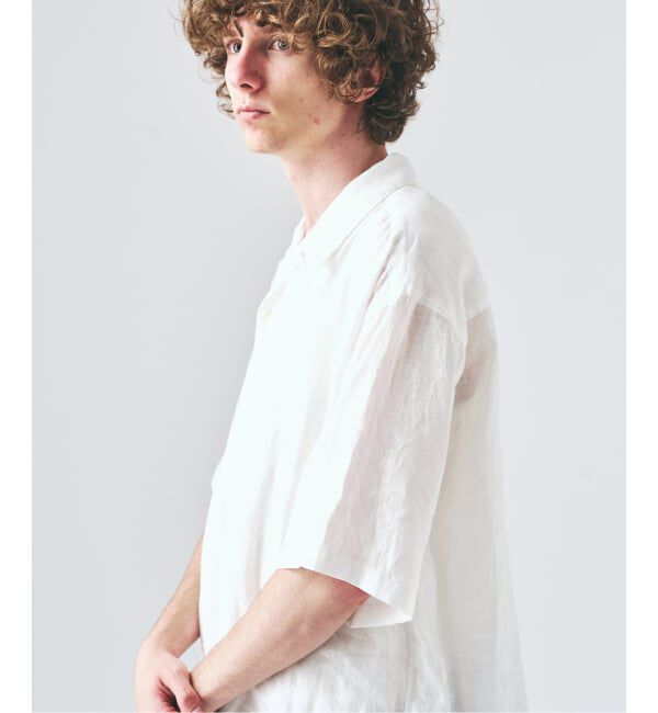 417 EDIFICE「ノルマンディーリネン S/Sシャツ」|シャツ・ブラウス|