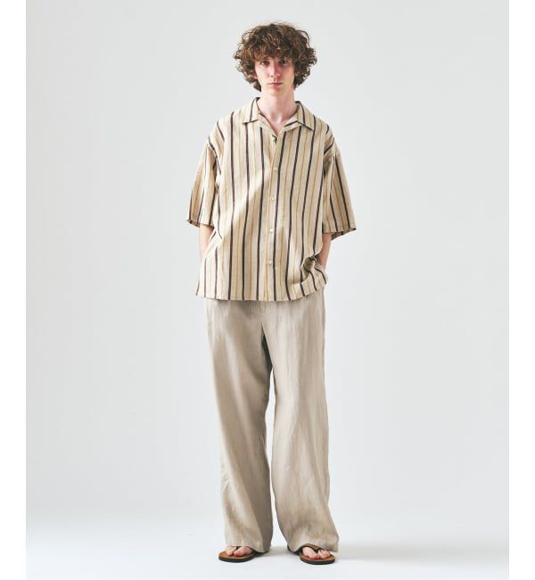 417 EDIFICE「ノルマンディーリネン S/Sシャツ」|シャツ・ブラウス|