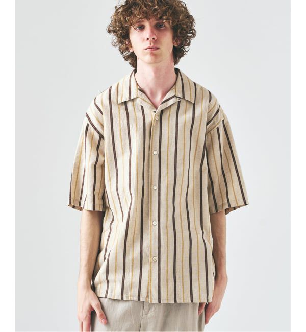 417 EDIFICE「ノルマンディーリネン S/Sシャツ」|シャツ・ブラウス|