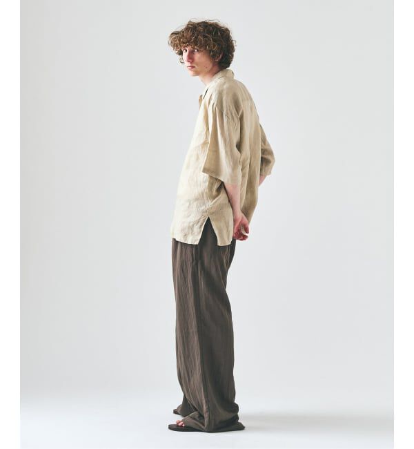 417 EDIFICE「ノルマンディーリネン S/Sシャツ」|シャツ・ブラウス|