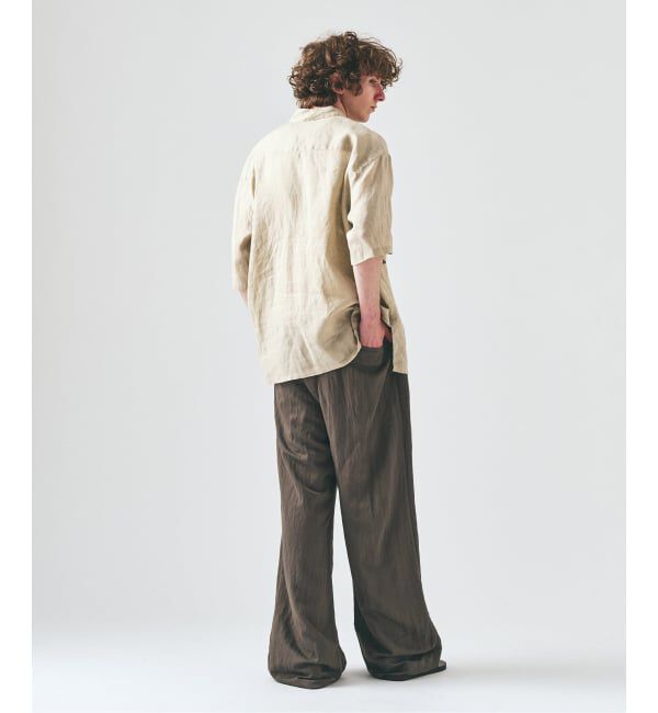 417 EDIFICE「ノルマンディーリネン S/Sシャツ」|シャツ・ブラウス|