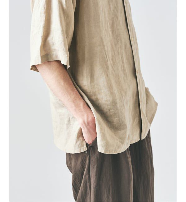 417 EDIFICE「ノルマンディーリネン S/Sシャツ」|シャツ・ブラウス|