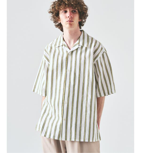 417 EDIFICE「ノルマンディーリネン S/Sシャツ」|シャツ・ブラウス|