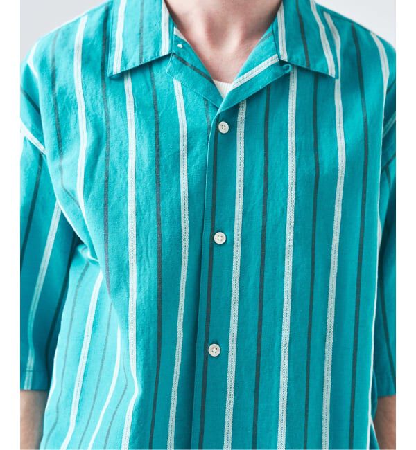 417 EDIFICE「ノルマンディーリネン S/Sシャツ」|シャツ・ブラウス|