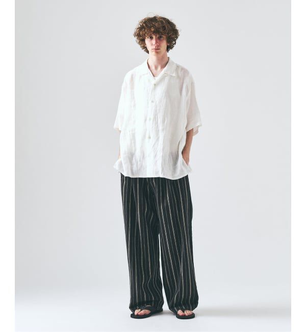 417 EDIFICE「ノルマンディーリネン S/Sシャツ」|シャツ・ブラウス|