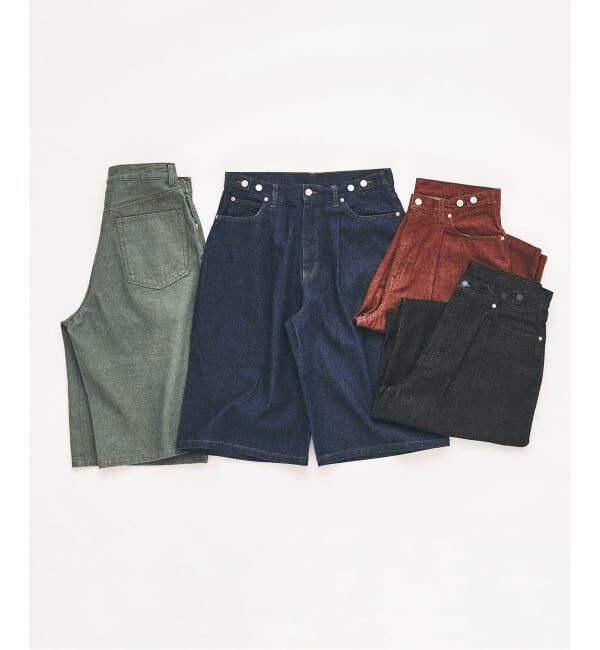 417 EDIFICE「デニムワイドショーツ」|その他|