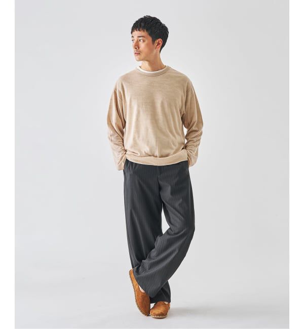 EDIFICE「《予約》レイヤード ジャージ ニット」|ニット・セーター|