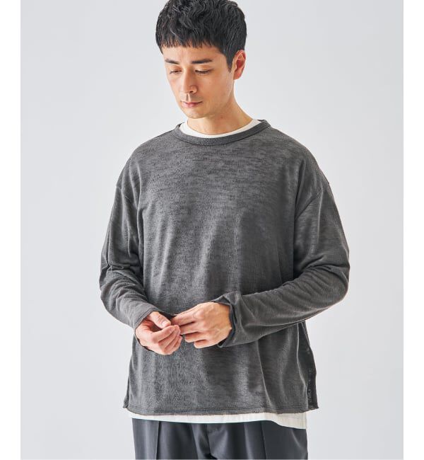 EDIFICE「《予約》レイヤード ジャージ ニット」|ニット・セーター|