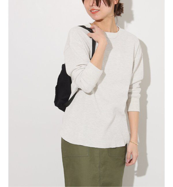 JOURNAL STANDARD relume「《追加7》TCワッフルロングスリーブTシャツ」|Tシャツ・カットソー|ナチュラル B