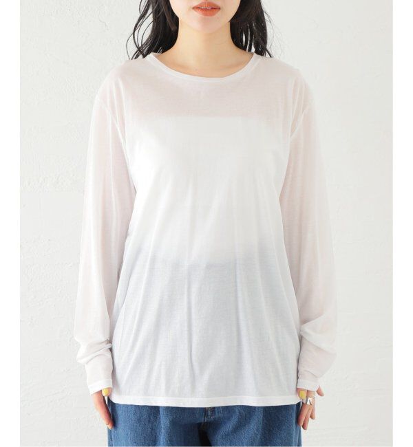 JOURNAL STANDARD「《追加》クルーネックシアーロングTシャツ」|Tシャツ・カットソー|