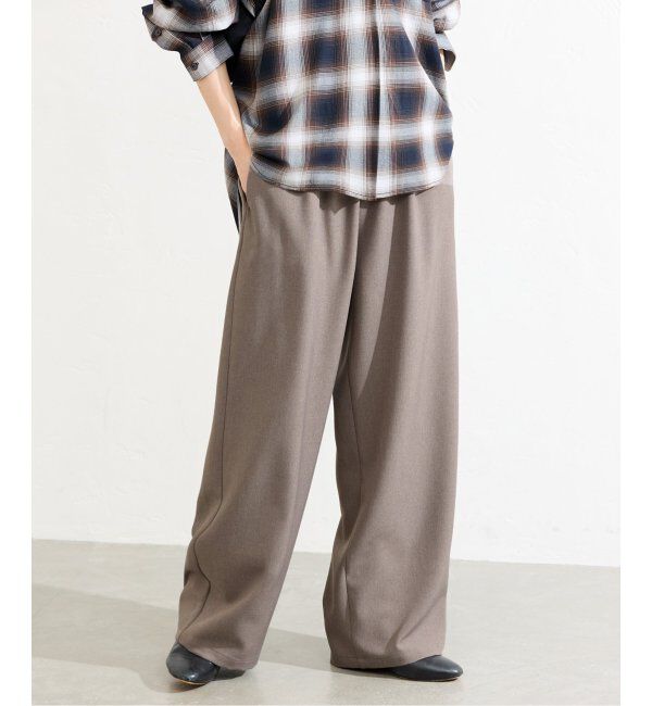 JOURNAL STANDARD「《追加4》ウールライクストレッチワイドパンツ」|その他|