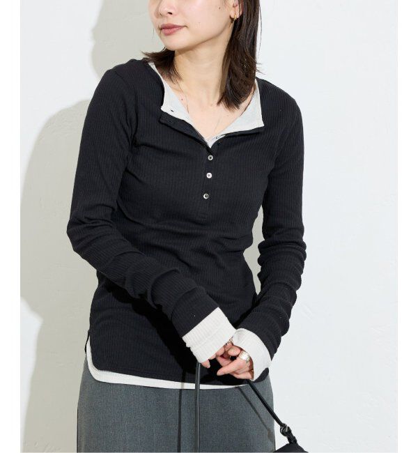 JOURNAL STANDARD「《追加》シアーテレコヘンリーネックプルオーバー」|Tシャツ・カットソー|
