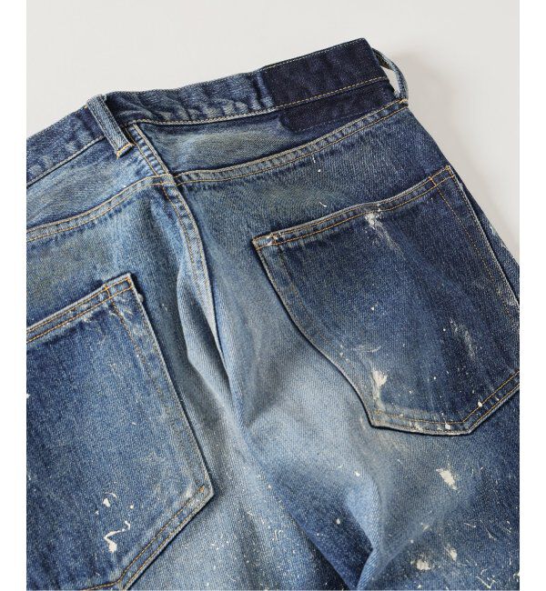 J.S.Homestead「J.S.Homestead / エイジングデニム ワイド5ポケ ペイント」|デニム|