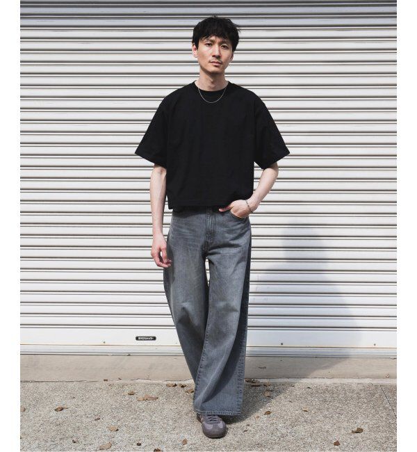 JOURNAL STANDARD「デニム キャノン 5ポケット フェード グレー染」|デニム|