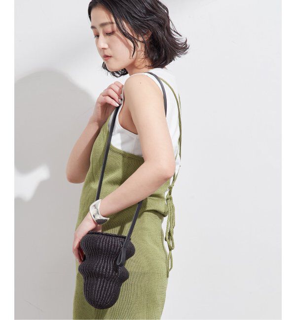 journal standard L'essage「《別注》【INES BRESSAND/イネス ブレッサンド】MINI WAVE：ショルダーバッグ」|ショルダー・メッセンジャー|ブラック