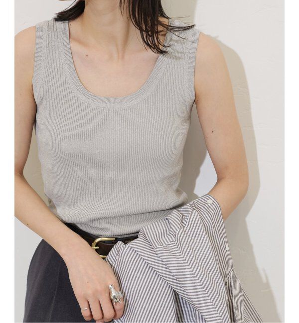 JOURNAL STANDARD「《追加2》Uネックニットタンク」|タンクトップ|グレー