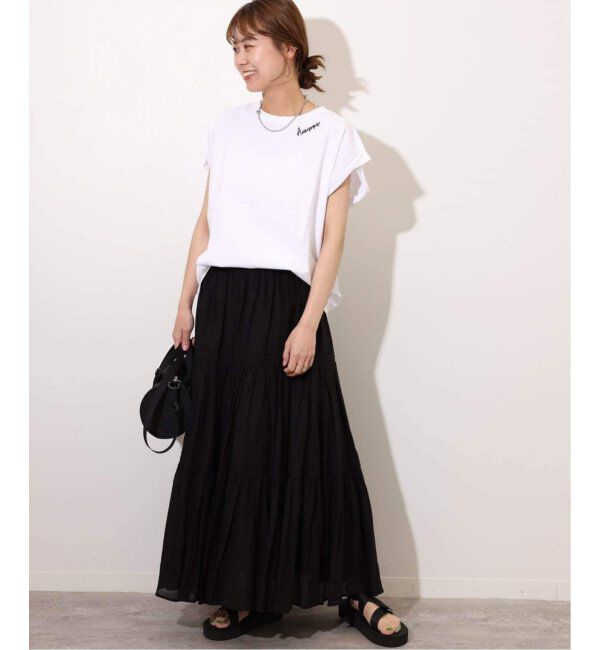 JOURNAL STANDARD relume「《追加》刺繍ロゴフレンチTEE」|Tシャツ・カットソー|