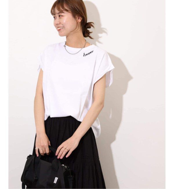 JOURNAL STANDARD relume「《追加》刺繍ロゴフレンチTEE」|Tシャツ・カットソー|