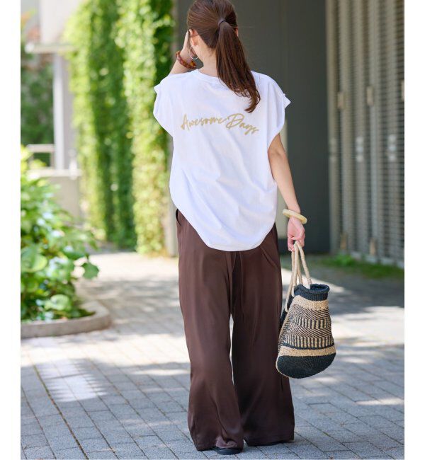 JOURNAL STANDARD relume「《追加》刺繍ロゴフレンチTEE」|Tシャツ・カットソー|