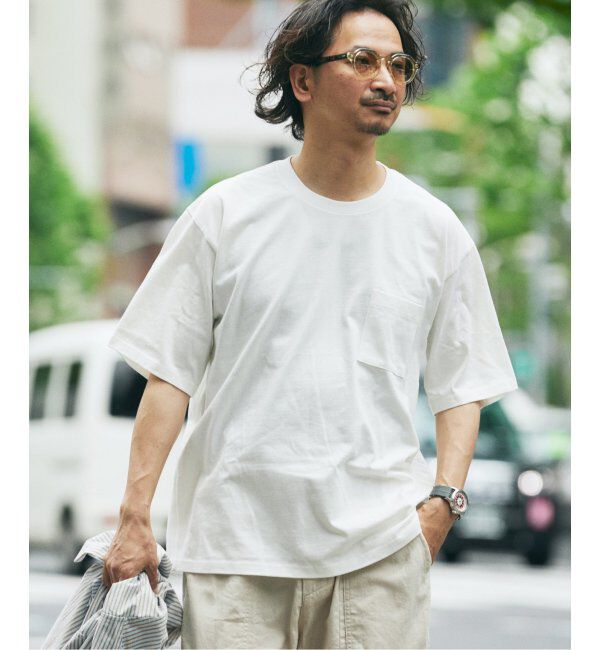 JOURNAL STANDARD relume「《追加》USA コットン 汗ジミ防止 Tシャツ」|Tシャツ・カットソー|ホワイト
