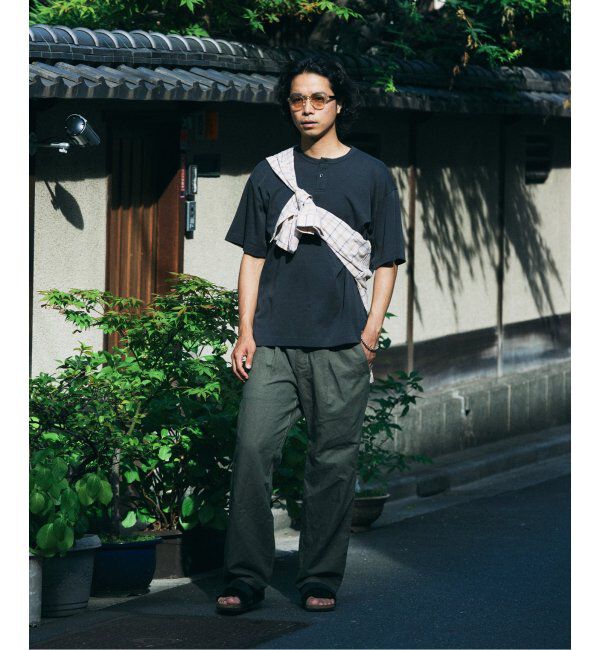 JOURNAL STANDARD relume「ヨーロピアンフラックス ガーメントダイ スクエアイージーパンツ」|その他|