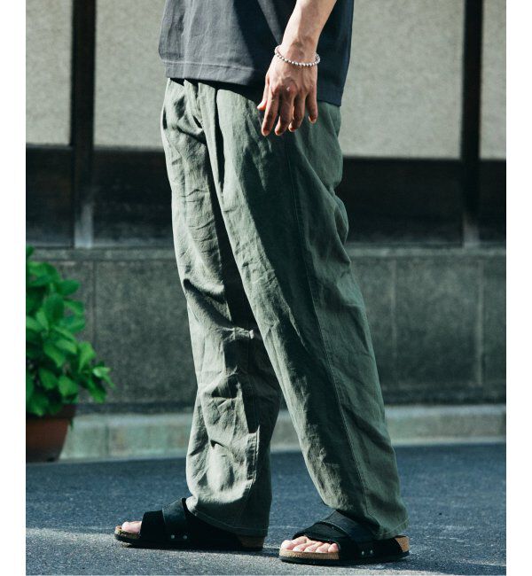 JOURNAL STANDARD relume「ヨーロピアンフラックス ガーメントダイ スクエアイージーパンツ」|その他|