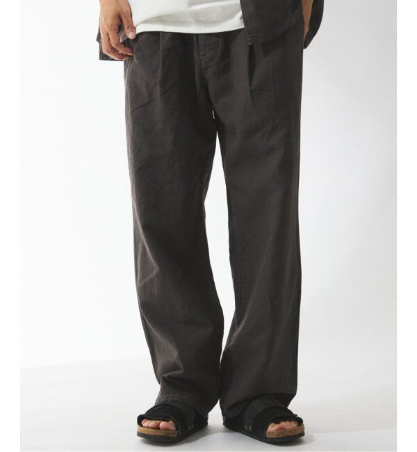 JOURNAL STANDARD relume「ヨーロピアンフラックス ガーメントダイ スクエアイージーパンツ」|その他|