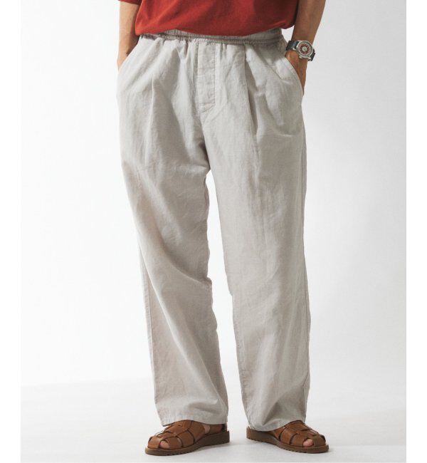 JOURNAL STANDARD relume「ヨーロピアンフラックス ガーメントダイ スクエアイージーパンツ」|その他|