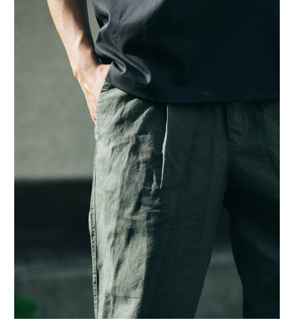 JOURNAL STANDARD relume「ヨーロピアンフラックス ガーメントダイ スクエアイージーパンツ」|その他|カーキ