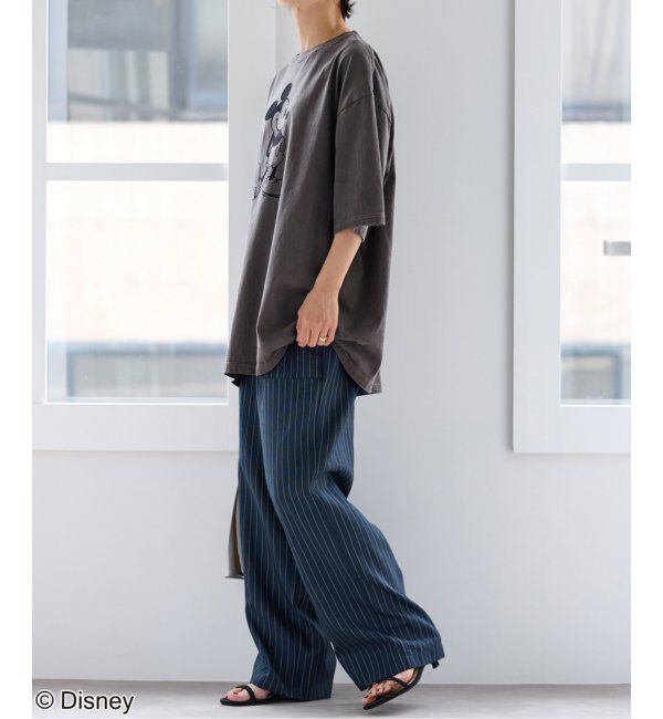 JOURNAL STANDARD relume「【GOOD ROCK SPEED】＜MICKEY MOUSE＞フロッキープリントTシャツ」|Tシャツ・カットソー|