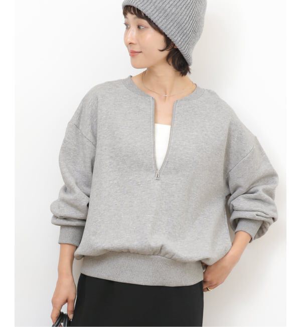 JOURNAL STANDARD relume「《WEB限定》ハーフジップノーカラースウェット」|スウェット・ジャージ|