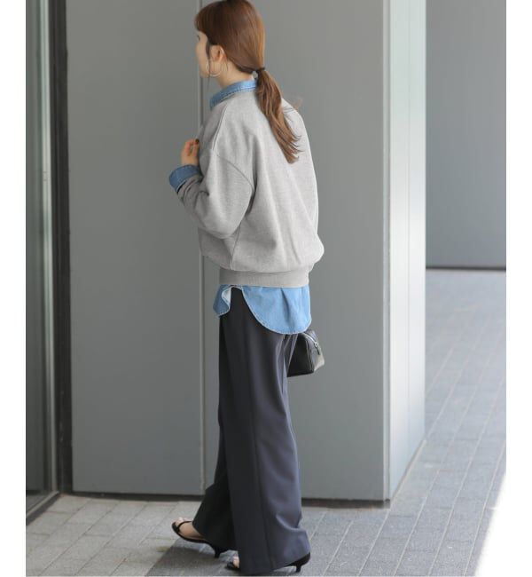 JOURNAL STANDARD relume「《WEB限定》ハーフジップノーカラースウェット」|スウェット・ジャージ|