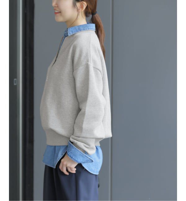 JOURNAL STANDARD relume「《WEB限定》ハーフジップノーカラースウェット」|スウェット・ジャージ|