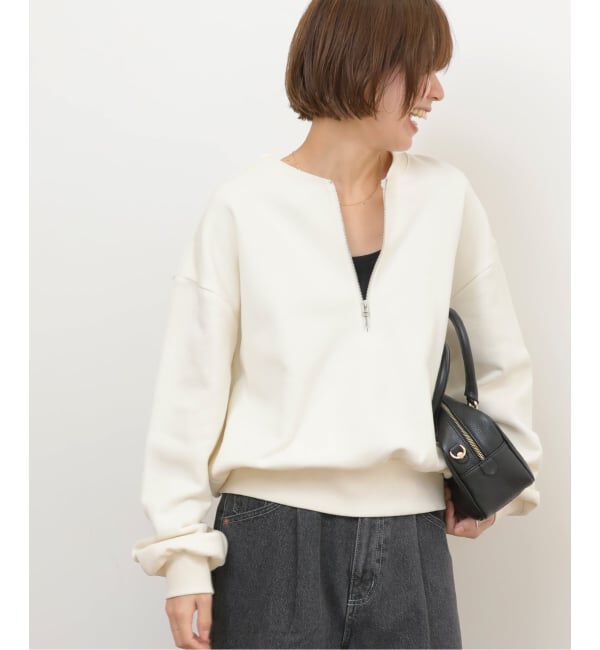 JOURNAL STANDARD relume「《WEB限定》ハーフジップノーカラースウェット」|スウェット・ジャージ|