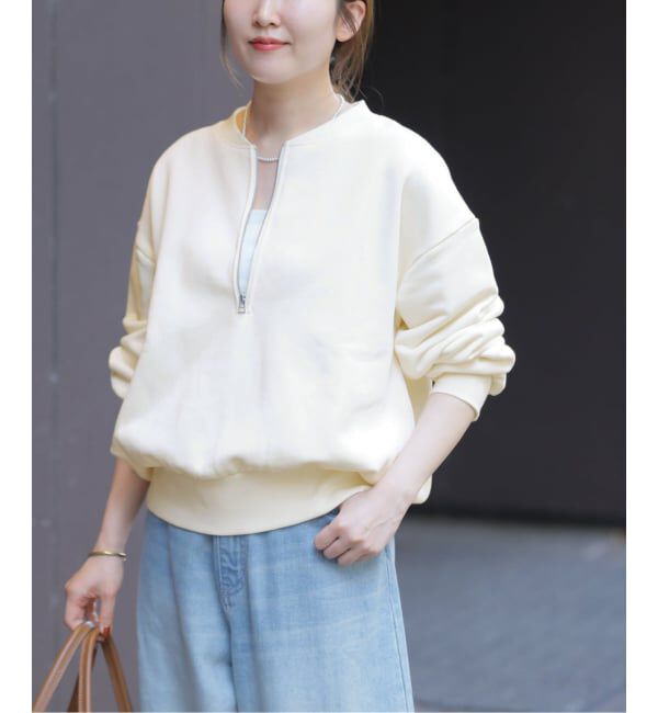 JOURNAL STANDARD relume「《WEB限定》ハーフジップノーカラースウェット」|スウェット・ジャージ|
