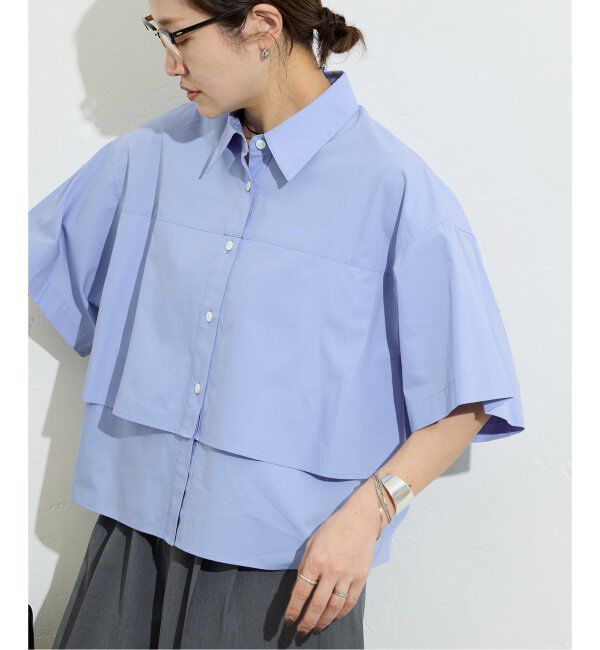 JOURNAL STANDARD「《追加2》レイヤードライクハーフスリーブシャツ」|シャツ・ブラウス|