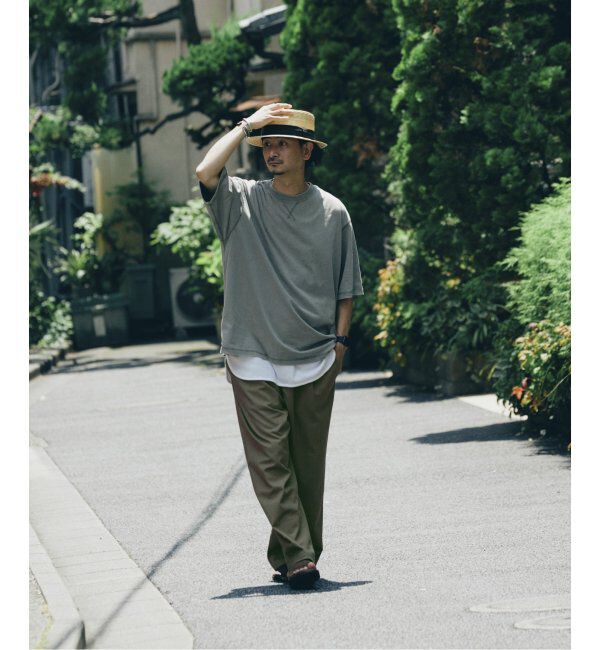 JOURNAL STANDARD relume「リネンブレンド 1タック &rdquo;レイジー&rdquo; パンツ」|スラックス|