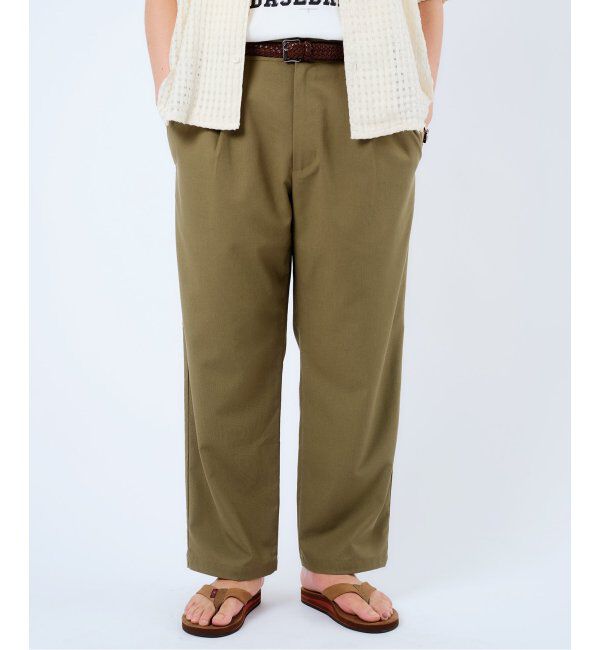 JOURNAL STANDARD relume「リネンブレンド 1タック &rdquo;レイジー&rdquo; パンツ」|スラックス|