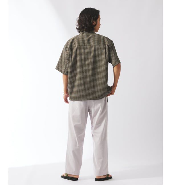JOURNAL STANDARD relume「ストレッチ サッカー ミニ チェック 半袖 シャツ」|シャツ・ブラウス|