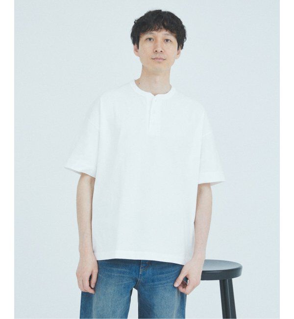 JOURNAL STANDARD「Healthknit / ヘルスニット 別注 ヘンリー ネック Tシャツ」|Tシャツ・カットソー|