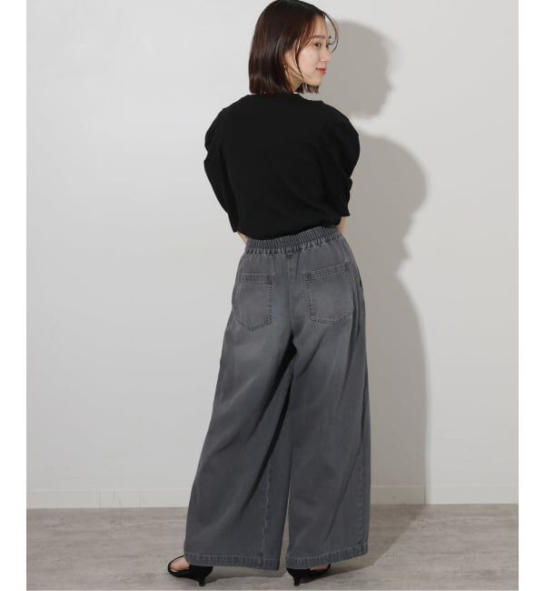 JOURNAL STANDARD relume「《追加2》C/R デニムワイドギャザー」|デニム|