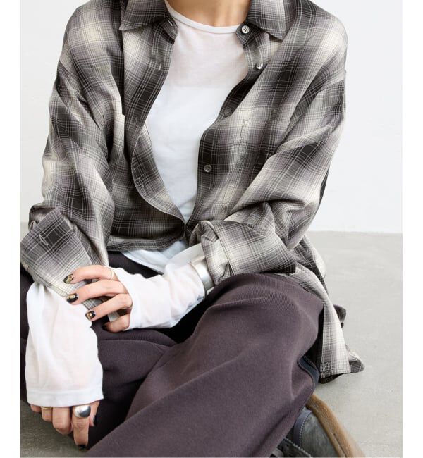 JOURNAL STANDARD「《追加5》クルーネックシアーロングTシャツ」|Tシャツ・カットソー|