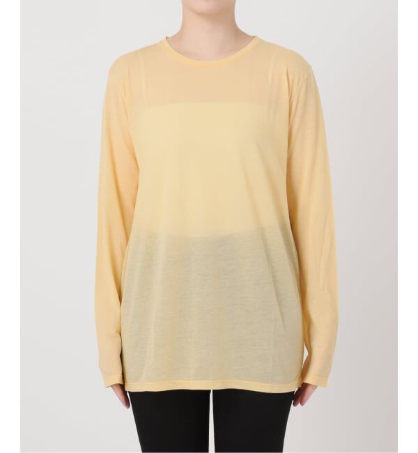 JOURNAL STANDARD「《追加5》クルーネックシアーロングTシャツ」|Tシャツ・カットソー|