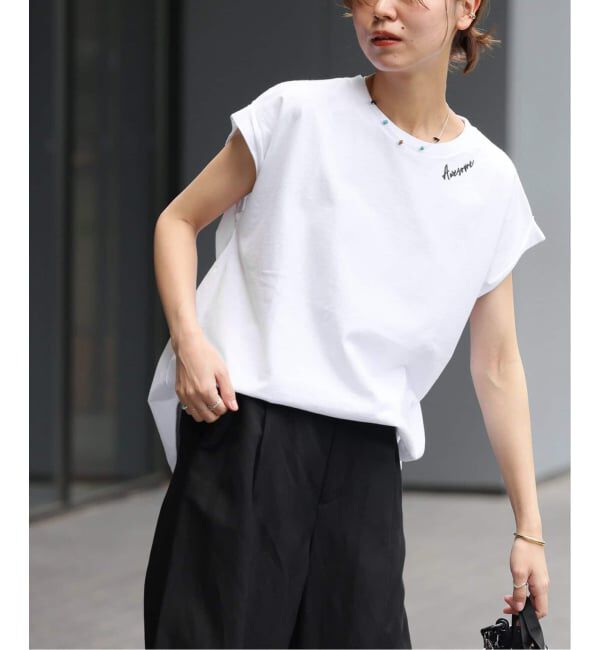 JOURNAL STANDARD relume「《追加3》刺繍ロゴフレンチTEE」|Tシャツ・カットソー|