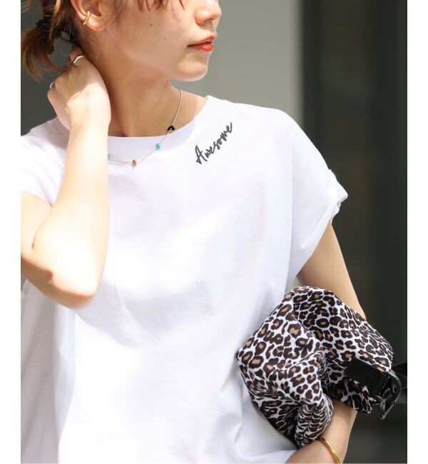 JOURNAL STANDARD relume「《追加3》刺繍ロゴフレンチTEE」|Tシャツ・カットソー|