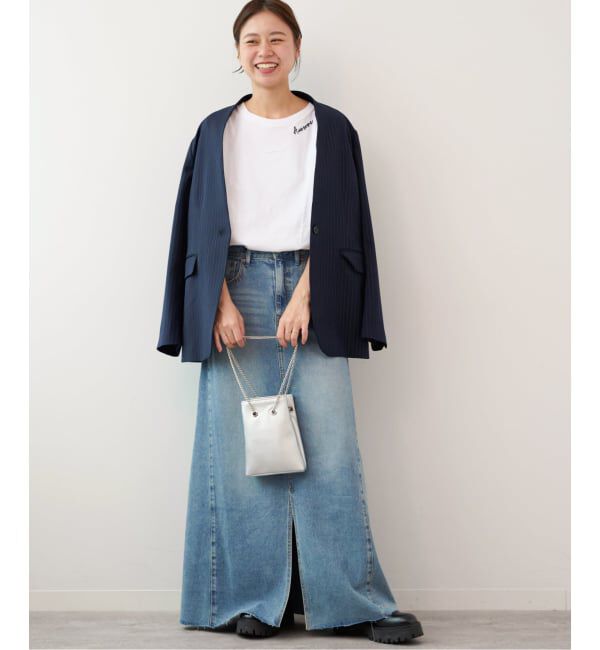 JOURNAL STANDARD relume「《追加3》刺繍ロゴフレンチTEE」|Tシャツ・カットソー|