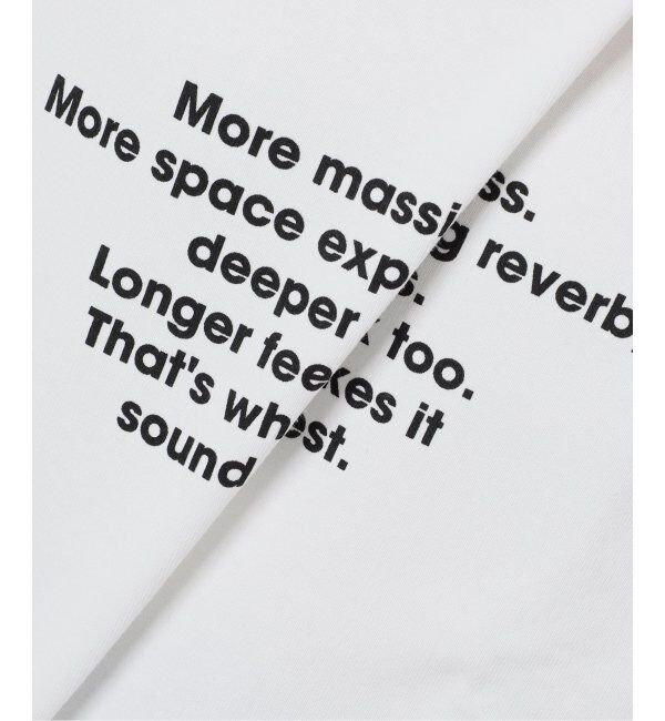 journal standard L'essage「【金子綾さん着用】PMD MORE MASSIVE BASS LOOSE FITロングスリーブT」|Tシャツ・カットソー|