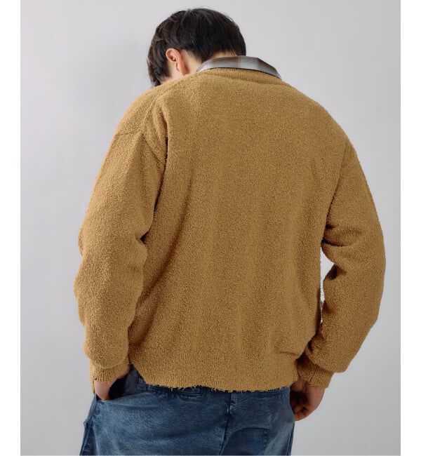 J.S.Homestead「J.S.Homestead / ハンド ステッチ ビアード カーディガン」|カーディガン|