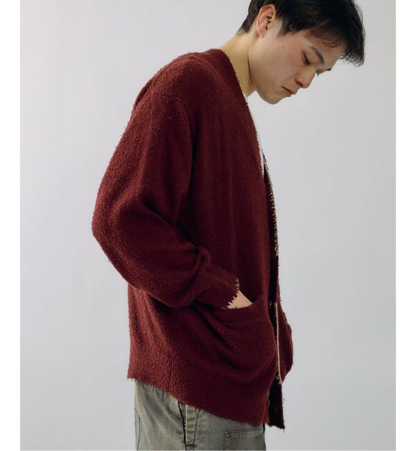 J.S.Homestead「J.S.Homestead / ハンド ステッチ ビアード カーディガン」|カーディガン|